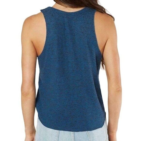 Free People We The Free Hidden Falls Sapphire Blue Tank Top Sz S NEW - Picture 3 of 9